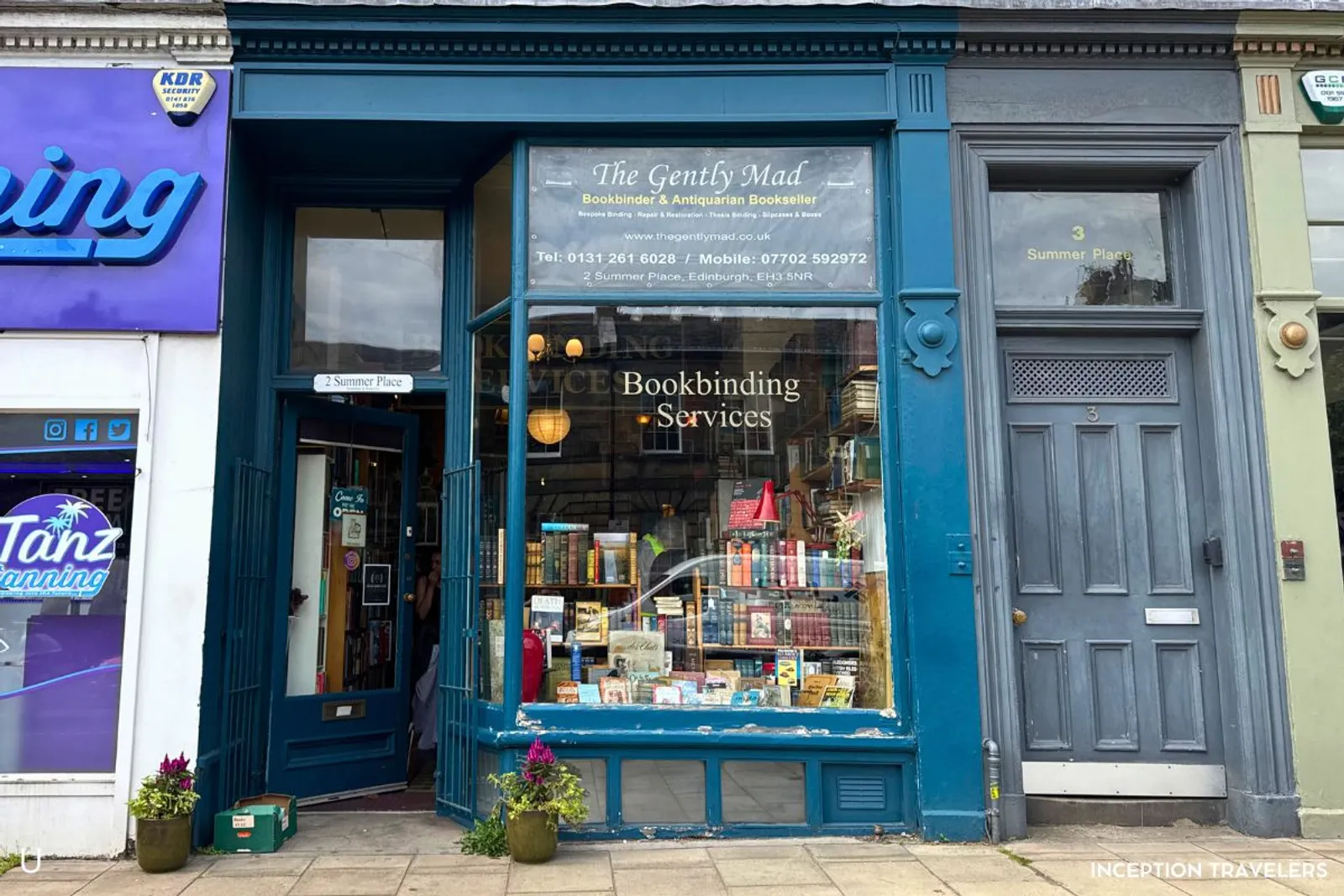 The Gently Mad Book Shop Entrance